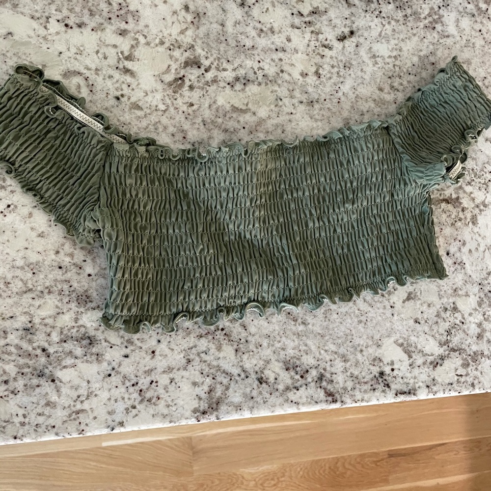 Off the shoulder bikini top